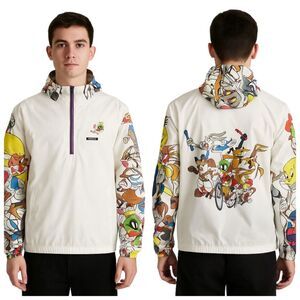 Vintage Looney Tunes Members Only jacket men’s size Med .